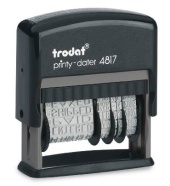 Trodat Printy 4817 Dial-A-Phrase Dater