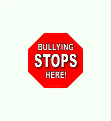 3&amp;QUOT; Bullying Stops Here Decal