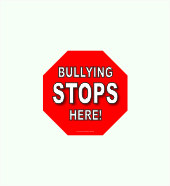 3&amp;QUOT; Bullying Stops Here Decal