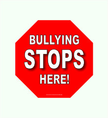 8&amp;QUOT; Bullying Stops Here Decal