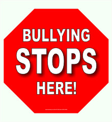 12&amp;QUOT; Bullying Stops Here Decal