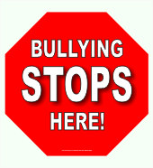 12&amp;QUOT; Bullying Stops Here Decal