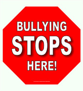 12&amp;QUOT; Bullying Stops Here Plaque