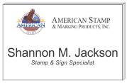 Square Corners, Full Color 2-1/8&amp;QUOT; x 3-3/8&amp;QUOT; Name Badge