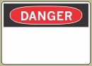 &amp;QUOT;DANGER&amp;QUOT; OSHA Compliant Safety Signs - Select your action.