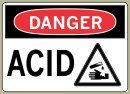 Heavy Duty Vinyl Decal with Danger Message #D022