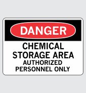 Heavy Duty Vinyl Decal with Danger Message #D076