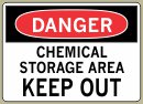 Heavy Duty Vinyl Decal with Danger Message #D103