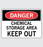 .040 Aluminum Sign with Danger Message #D103