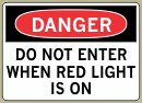 Heavy Duty Vinyl Decal with Danger Message #D427