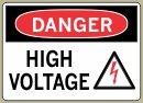 Heavy Duty Vinyl Decal with Danger Message #D535