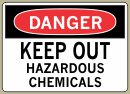 Heavy Duty Vinyl Decal with Danger Message #D670