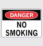 .060 Plastic Sign with Danger Message #D724