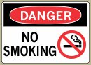  3-1/2&amp;QUOT; x 5&amp;QUOT; No Smoking - Danger Message #D751