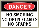 Heavy Duty Vinyl Decal with Danger Message #D778