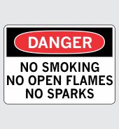 .040 Aluminum Sign with Danger Message #D778