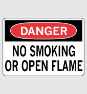 .040 Aluminum Sign with Danger Message #D805