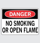 .060 Plastic Sign with Danger Message #D805