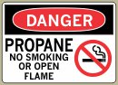 .040 Aluminum Sign with Danger Message #D913