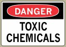 Heavy Duty Vinyl Decal with Danger Message #D967