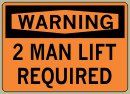 Heavy Duty Vinyl Decal with Warning Message #W026