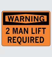 .080 Aluminum Sign with Warning Message #W026