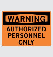 Heavy Duty Vinyl Decal with Warning Message #W080