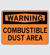 .080 Aluminum Sign with Warning Message #W134