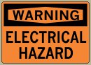 3-1/2&amp;QUOT; x 5&amp;QUOT; Electrical Hazard - Warning Message #W242