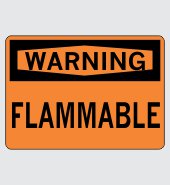 Heavy Duty Vinyl Decal with Warning Message #W404