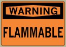7&amp;QUOT; x 10&amp;QUOT; Flammable - Warning Message #W404