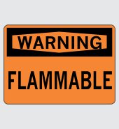 .060 Plastic Sign with Warning Message #W404