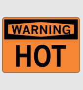 .060 Plastic Sign with Warning Message #W512