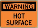 7&amp;QUOT; x 10&amp;QUOT; Hot Surface - Warning Message #W566