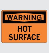 .060 Plastic Sign with Warning Message #W566