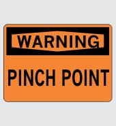 .060 Plastic Sign with Warning Message #W783