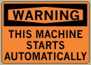 .040 Aluminum Sign with Warning Message #891