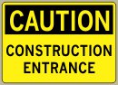 .040 Aluminum Sign with Caution Message #C183