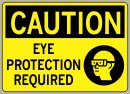 .060 Plastic Sign with Caution Message #C264