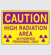 .060 Plastic Sign with Caution Message #C372