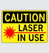 .040 Aluminum Sign with Caution Message #C480