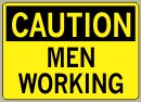 .040 Aluminum Sign with Caution Message #C561