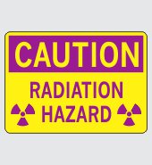 .040 Aluminum Sign with Caution Message #C642