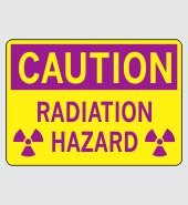 .080 Aluminum Sign with Caution Message #C642