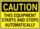 .060 Plastic Sign with Caution Message #C696