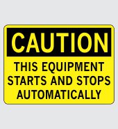 .040 Aluminum Sign with Caution Message #C696