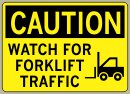 .040 Aluminum Sign with Caution Message #C723