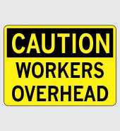 .060 Plastic Sign with Caution Message #C777