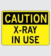 .060 Plastic Sign with Caution Message #C804