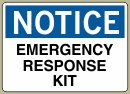 10&amp;QUOT; x 14&amp;QUOT; Emergency Response Kit - Notice Message #N210